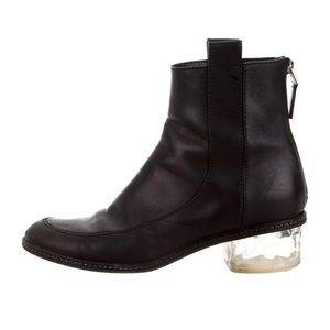 Fendi lucite heel boots